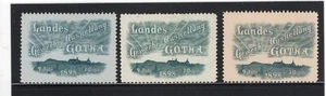 FRANCOBOLLI POSTER INDUSTRIA PROVINCIALE GOTHA GERMANIA 1898 - Foto 1 di 1