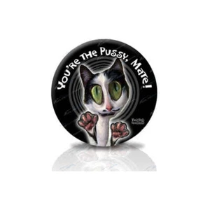 4WD Spare Wheel Cover Twisted Whiskers You're The Pussy, Mate! 29 Inch SWC2950 - Picture 1 of 2