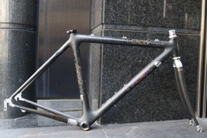Juego de cuadro de bicicleta de carretera de carbono Trek 5200 1996 50 cm vintage ligero envío gratuito de JP - Imagen 1 de 10