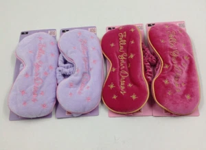 Pink Purple Soft Eye Cover Sleep Mask Pajama Sleepover Birthday Party Favors - Picture 1 of 4