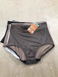 Blissful Benefits by Warner's Side Smoothing Brief 6 Pack Underwear Size Small - Picture 1 of 10