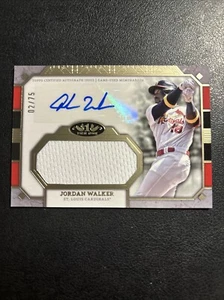 2024 Topps Tier One Jordan Walker Jumbo Relikt Auto Autogramm #6/49! - Bild 1 von 3