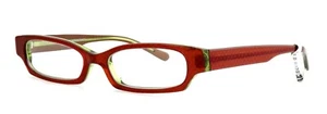New ANNE et VALENTIN Zote 0206 50mm Red Translucent Eyeglasses Frames France - Picture 1 of 7
