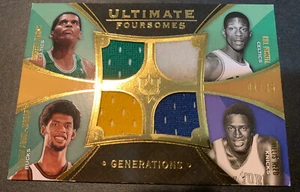 08-09 ultimate collection Game used jersey bill russell Jabbar Reed Parish 1/25 - Picture 1 of 12