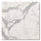 L45h Italian Statuary White Statuario Marble 18X18 Wall Floor Tile Honed