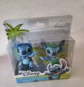 Disney Stitch Figure Set 2 Pack Superhero Stitch, Hula Stich New - Picture 1 of 4
