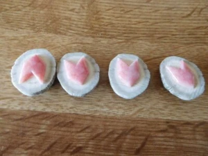 4 Bone button covers - Picture 1 of 4