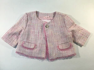Janie und Jack Baby Mädchen Größe 12-18 Monate rosa Jacke - Bild 1 von 4