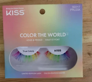 Kiss Lash Couture MULTI COLORS OF THE WORLD 92217 PRL03X Eyelashes FREE SHIP - Picture 1 of 1