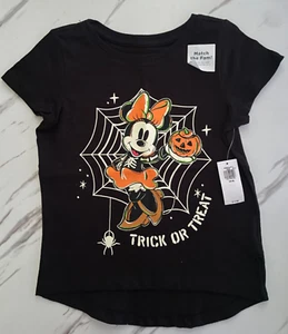 OLD NAVY NWT Halloween Minnie Mouse Graphic T Shirt Girl's X Small T Shirt - Picture 1 of 2