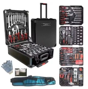 Aluminum Trolley Tool Case 799pcs Set Silver House Repair Kit Set for Garage - Picture 1 of 10