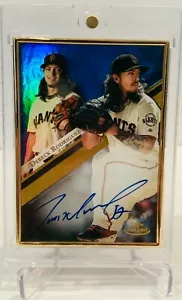 2019 Topps Gold Label Dereck Rodriguez Gold Frame Blue Parallel Auto 23/50 - Picture 1 of 2