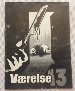 Zimmer 13 Joachim Fuchsberger Karin Dor Vintage 1964 Danish Movie Program - Bild 1 von 5