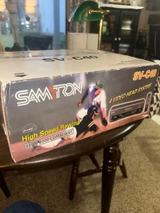 SAMTRON SV C40 VCR VHS Player 4 head new factory sealed with remote speed rewind - Picture 1 of 1