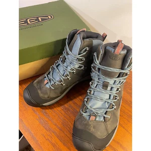 Keen Revel IV Mid Polar wasserdichte Winter Wanderschuhe grau blau 10 Gorpcore - Bild 1 von 9