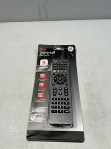 GE Pro Universal Remote Model 33711, 4 Device LG Sony Samsung Silver Smart TV - Picture 1 of 5