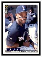 1995 Collector's Choice #447 ELLIS BURKS Colorado Rockies ~D3B