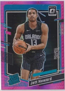 Jett Howard 2023-24 Panini Donruss Optic Pink Hyper Prizm Rookie #240 - Foto 1 di 2