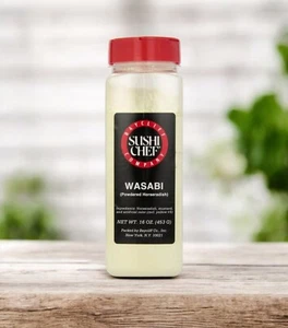Wasabi (trocken pulverisiert) 16 Unzen Flasche von Sushi Chef, BB 02/2026 - Bild 1 von 2