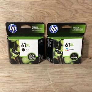 Original HP 61XL schwarz & HP 61XL dreifarbige Tinte 06/2014, 01/2015 - Bild 1 von 7
