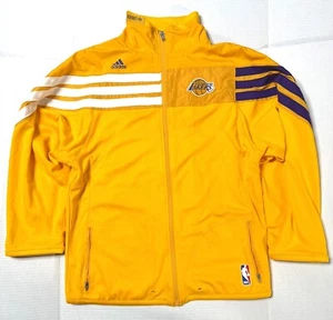 Adidas Lakers Jacket Boys Size M 10 - 12  - Picture 1 of 7