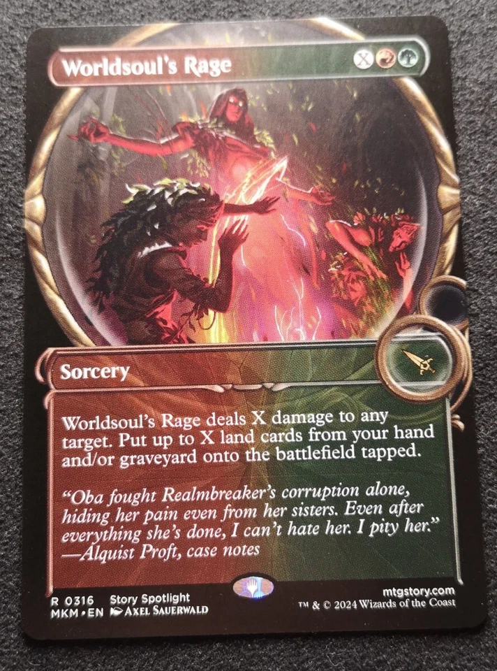 Worldsoul's Rage - Showcase - MKM - MTG - NM - EN - 0316 - Image 1 of 1