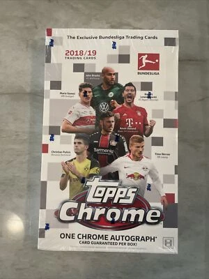 2018-19 TOPPS CHROME BUNDESLIGA SEALED SOCCER HOBBY BOX ⚽ - Image 1 of 4