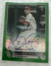 2022 Topps Chrome LARS NOOTBAAR Auto ORANGE LogoFractor 25/25  1/1  Cardinals