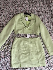H&M Blazer Skirt Set Size 10 - Picture 1 of 4