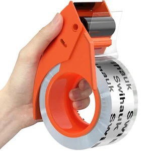 1,88 Zoll x 66,6 Yards durchsichtiges strapazierfähiges Packband mit Verpackungsspender Pistole - Bild 1 von 7