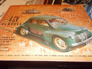 1950s Renault 4CV Deluxe Color Brochure  - Picture 1 of 1