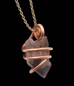 SELTENER SCHWARZER DRACHENQUARZ ANHÄNGER #552 - Bild 1 von 3