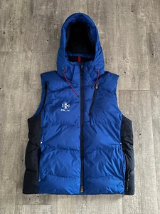 TOP! Polo Ralph Lauren RLX Daunenweste Steppweste Weste / Gr. L / blau schwarz - Bild 1 von 12