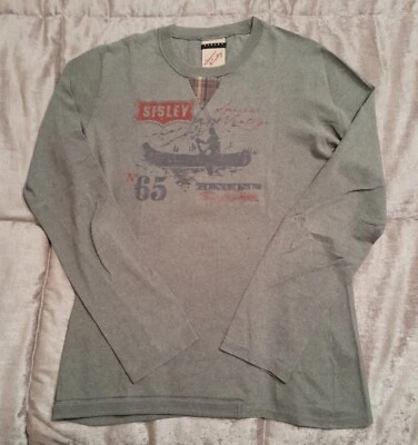 Sisley t shirt manica lunga special vintage edition Foto 1 de 4