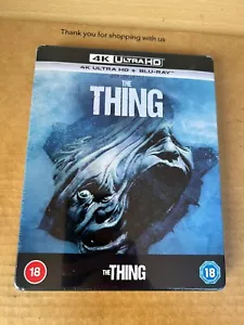 The Thing - Exclusive Limited Edition 4K Ultra HD Steelbook BRAND NEW & SEALED - Picture 1 of 4