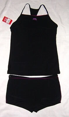 Tankini  Slazenger Schwarz / Pink   -   Gr. 48  / Gr. 4XL   (NEU!!!) - Bild 1 von 3