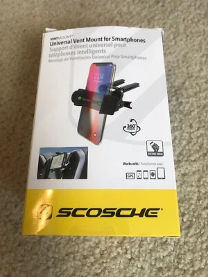 Scosche VentMOUNT- Universal Vent Mount for Smartphones Black - Image 1 of 3
