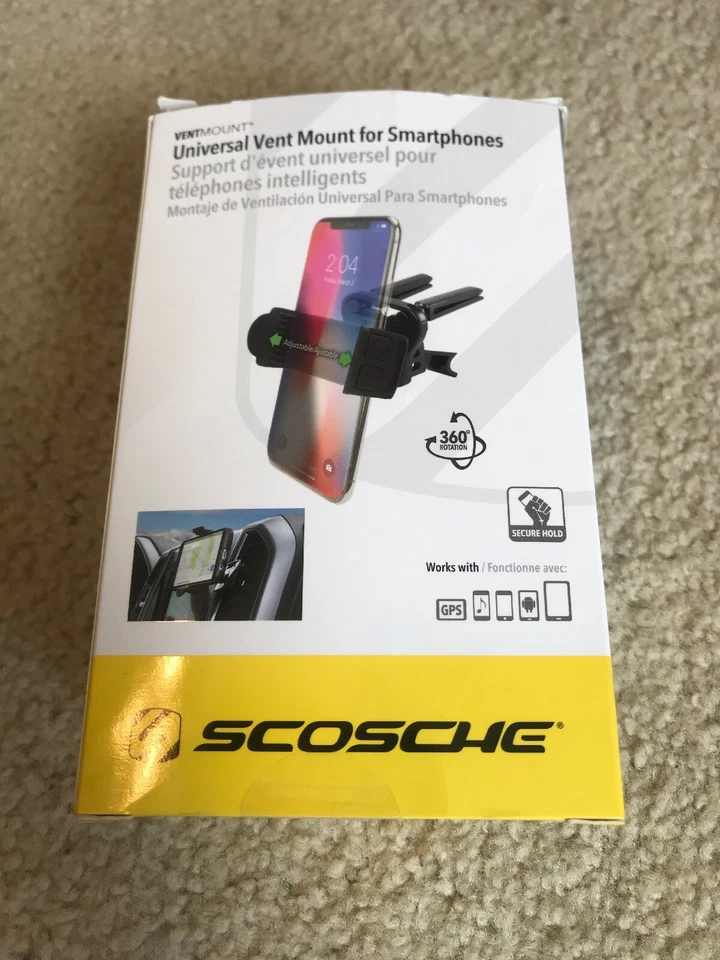 Scosche VentMOUNT- Universal Vent Mount for Smartphones Black - Image 1 of 3