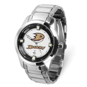 NHL Anaheim Ducks Mens Titan Stainless Steel Quartz Watch Style XWM3640 $206.90 - Picture 1 of 1