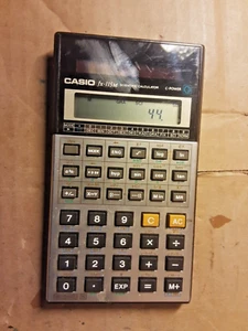 CASIO FX-115M Scientific Calculator Vintage Solar Cell Retro Office/School 1980s - Afbeelding 1 van 5