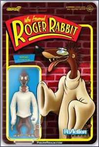 Psycho Who Framed Roger Rabbit Super7 Reaction Action Figure - Picture 1 of 1