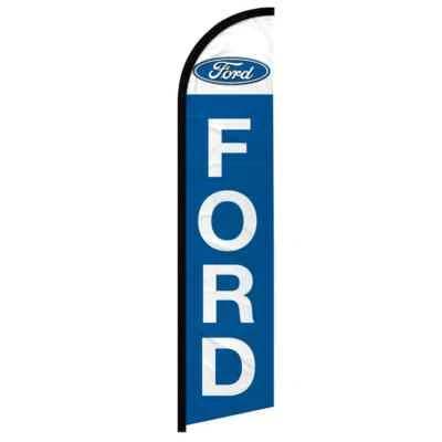 Ford Windless Full Sleeve Advertising Auto Dealership Ford Banner Flag - Image 1 of 4