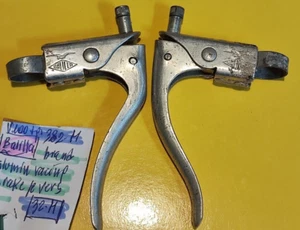 OLD ORIGINAL ALUMIN RACING BRAKE LEVERS BALILLA BRAND LEVE FRENO - Picture 1 of 13