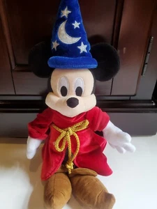 Juguete de peluche animal de peluche Walt Disney World Disneyland Magic Wizard Mickey Mouse - Imagen 1 de 3