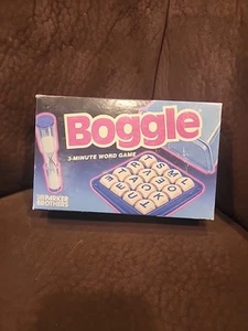 1992 Boggle 3 Minute Word Game Parker Brothers in Box Missing Timer & Instruct - Picture 1 of 7