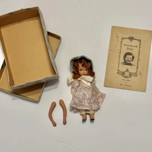 Nancy Ann Storybook Doll #121 HE LOVES ME HE LOVES ME NOT Jointed Molded Socks - Picture 1 of 14