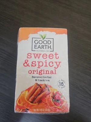 全新 Good Earth 原装草药和红茶甜辣 18 包 11/25 免运费 — 第 1/4 张图片