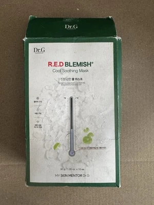Dr.G RED Blemish Cool Soothing Mask 30g (1.05oz) x 10 Pack Count - Image 1 of 4