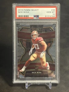 2019 Panini Select #48 Nick Bosa Rookie RC Concourse PSA 10 49er’s - Picture 1 of 2