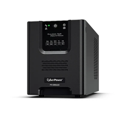 Cyberpower USV PR1500ELCD 1350W Line-Interactive, NEW batteries, 1 year warranty - Bild 1 von 2